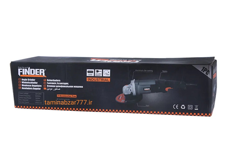 فرز 180mm فایندر 1400 وات واقعی متوسط دسته بلند مدل 197214 سفارش آمریکا کیفیت تمام عیار
