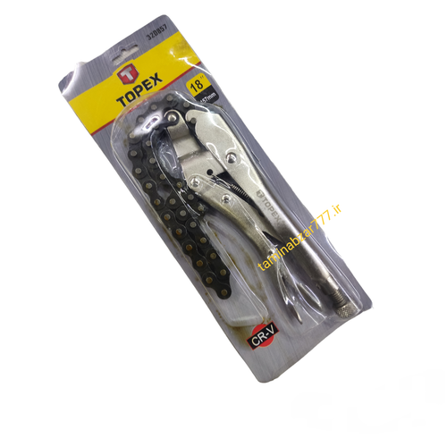 انبر قفلی فیلتر زنجیری TAPEX اورجینال کمال کیفیت مدل 857 اندازه فک 457mm
