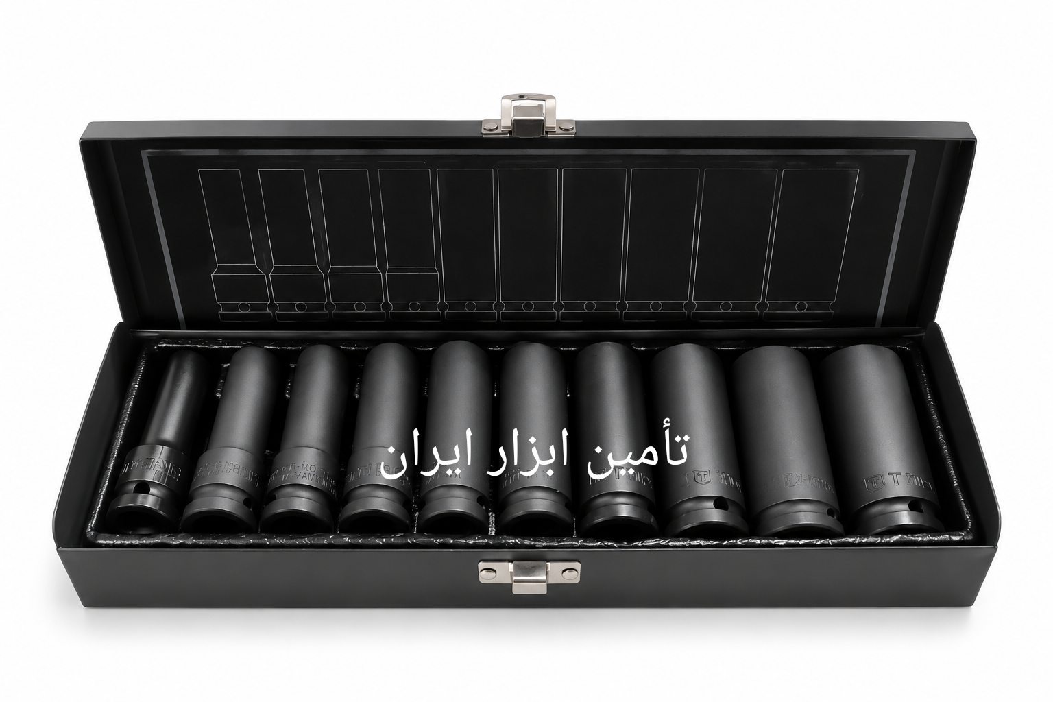 بکس بلند فشار قوی ضربه ای  تاپکس مجموعه 10 عددی ساخت تایوان تضمین کیفیت