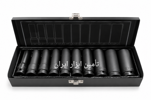 بکس بلند فشار قوی ضربه ای تاپکس مجموعه 10 عددی ساخت تایوان تضمین کیفیت