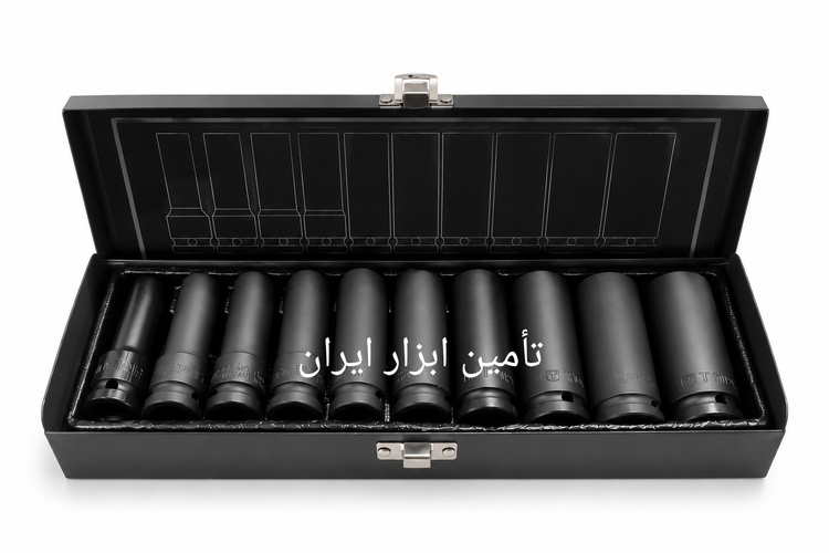 بکس بلند فشار قوی ضربه ای تاپکس مجموعه 10 عددی ساخت تایوان تضمین کیفیت